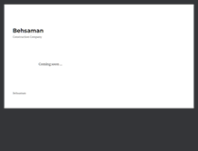 Tablet Screenshot of behsaman.com